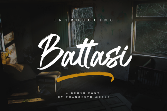 Boost Your Campaign with Battasi: A Bold, Brushed Font