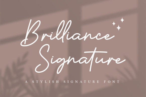 Brilliance Signature: A Handwritten Font for Elegant Publishing