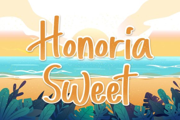 Bring Charm to Your Creations with Honoria Sweet Font