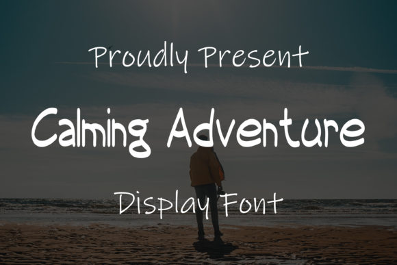 Calming Adventure: A Handwritten Font for Creative Makers