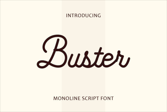 Discover Buster: A Vintage Handwritten Font for Web Design