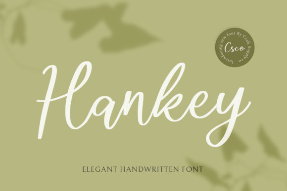 Discover Hankey: A Bold and Charming Handwritten Font for Web Design