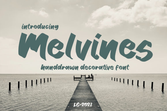 Discover Melvines: A Bold Handwritten Font for Creative Branding