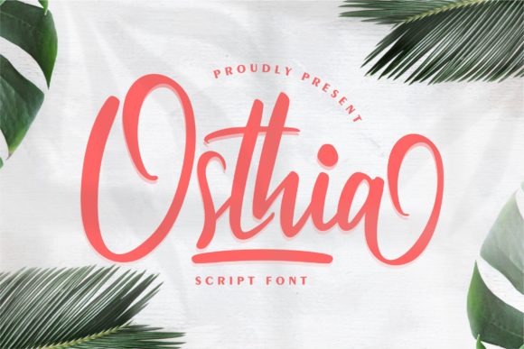 Discover Osthia: A Delicate Handwritten Font for Branding