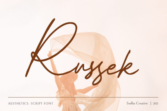 Discover Russek: A Handwritten Font for Elegant Web Design