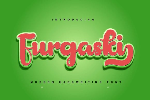 Discover the Charm of Furgaski: A Handwritten Font for Crafters