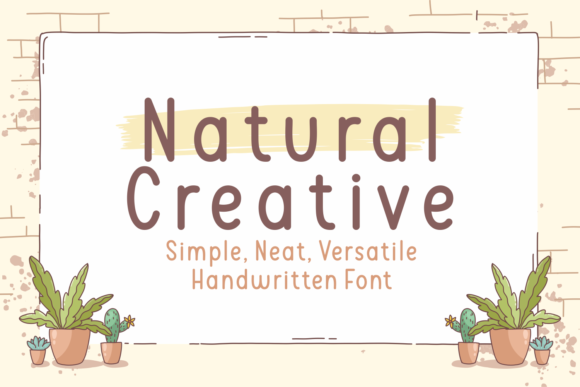 Discover the Charm of Natural Creative Font