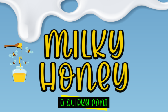 Discovering Milky Honey: A Charming Display Font for Editorial Design