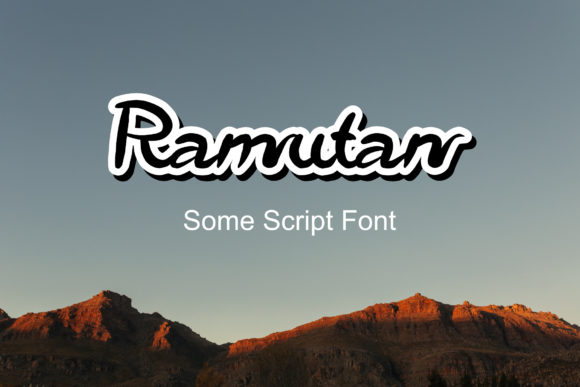Elevate Your Editorial Design with Ramutan Font