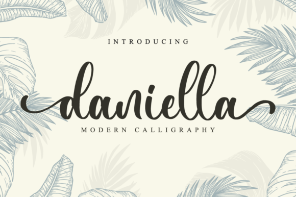 Enhance Your Brand with Daniella: A Premium Script Font