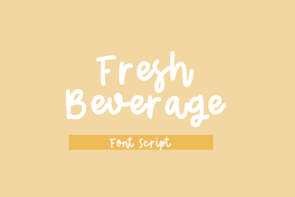 Enhance Your Campaigns with Fresh Beverage Font