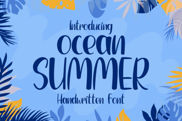 Enhance Your Craft with Ocean Summer Font