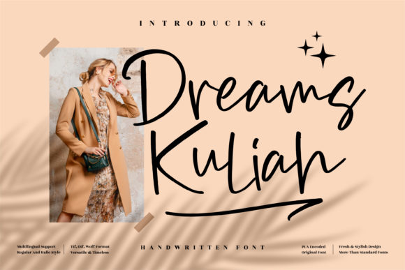 Enhance Your Web Design with Dreams Kuliah Font