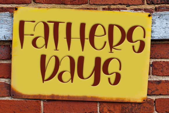 Fathers Days: A Joyful Handwritten Font for Web Design