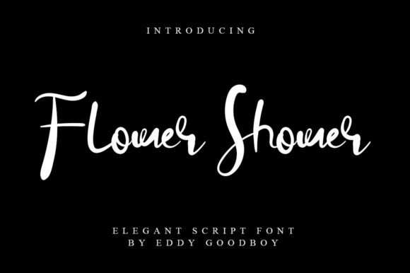 Flower Shower: A Whimsical Handwritten Font for Makers