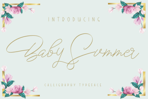 Introducing Baby Summer: A Versatile Script Font for Web Design