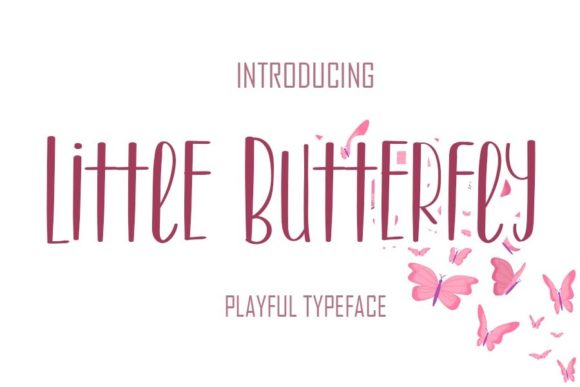 Little Butterfly: A Charming Handwritten Font for Makers