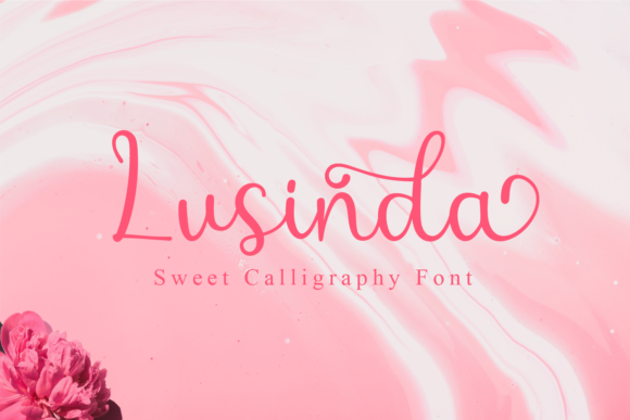 Lusinda: A Whimsical Script Font for Polished Branding