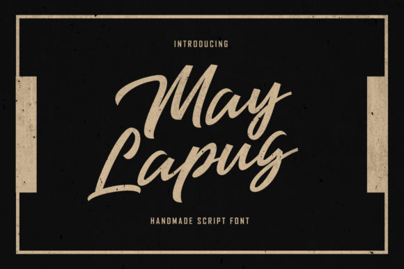 May Lapug: A Charming Handwritten Font for Makers