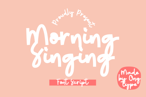 Morning Singing: A Charming Script Font for Engaging Visuals