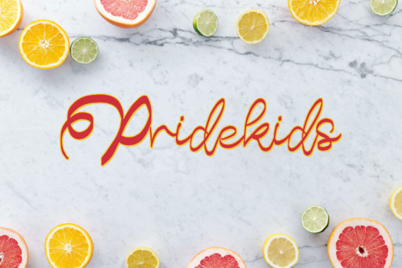 Pridekids: A Stylish Script Font for Eye-Catching Campaigns