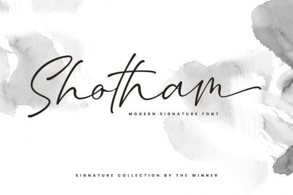 Shotham: A Clean and Delicate Script Font for Web Design