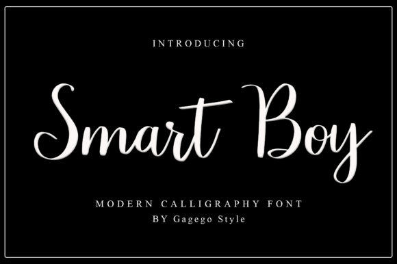 Smart Boy: A Delicate Script Font for Elegant Branding