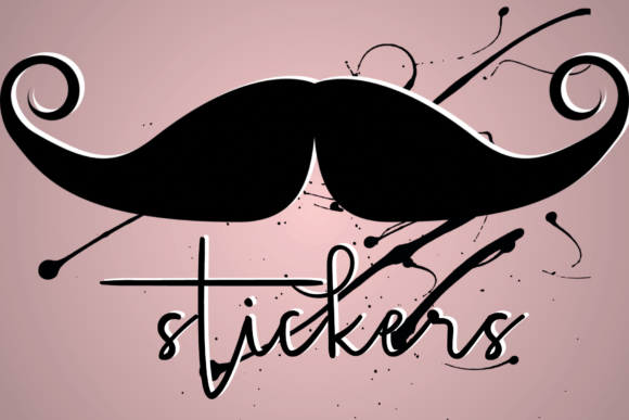 Stickers: A Versatile Handwritten Font for Creative Campaigns