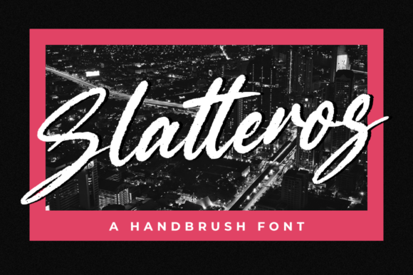 Transform Your Brand with Slatteros: A Stylish Script Font